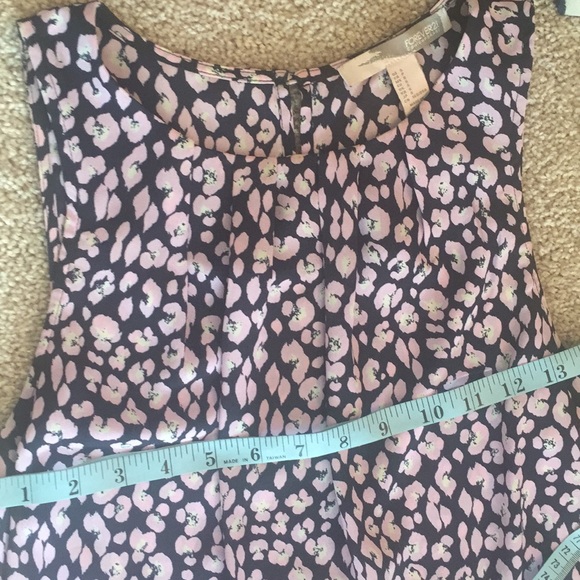 Floral sleeveless top sz S - Picture 4 of 6